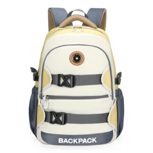 #DT#0918Student Fashion Waterproof Wearresistent Large Capacity Mental Zipper Anti Theft Classic Whole Sale School Backpack